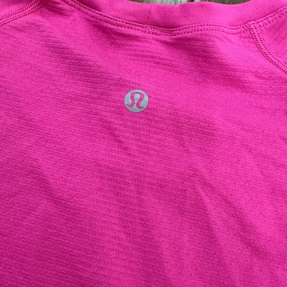 Lululemon Sonic Pink Swiftly Tech Long Sleeve 2.0 shirt size 10 - Picture 7 of 7